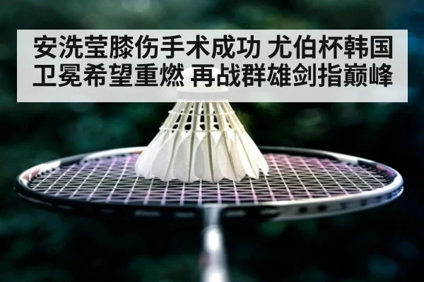 安洗莹膝伤手术成功 尤伯杯韩国卫冕希望重燃 再战群雄剑指巅峰